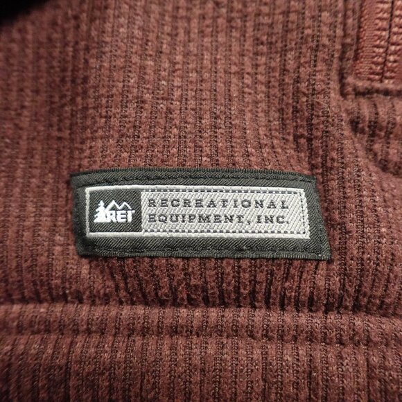 REI Polartec Full-Zip Fleece Jacket Women’s XS Maroon - Picture 2 of 12
